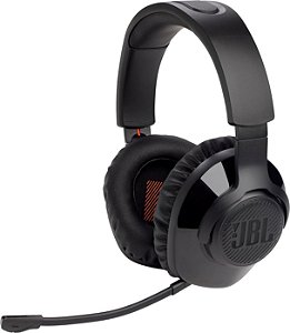 Fone De Ouvido Headset Gamer com Microfone  Jbl Quantum 350 Wireless Preto JBLQ350WLBLK