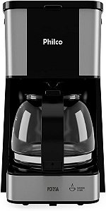Cafeteira Elétrica Philco PCF20A Preto/Inox 220V