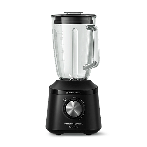 Liquidificador Série 3000 Turbo Jarra de Vidro Preto Philips Walita 700W HR2272/91 110V