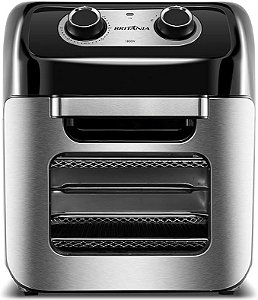 Fritadeira Air Fryer Oven Britânia BFR2300P Preto 12L 3 em 1 1800W 110V