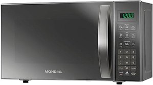 Micro-Ondas Mondial 21L Cinza/Espelhado MO-01-21-E 1200W 220V