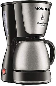 Cafeteira Elétrica Mondial Dolce Arome Preto/Inox C-33JT-24X 800W 220V
