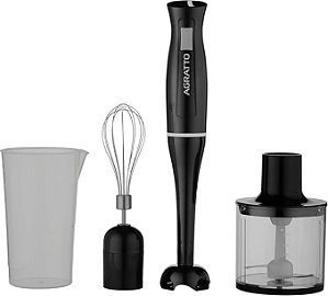 Mixer 3 em 1 Agratto Preto 700ML 200W AMIX01-01 110V