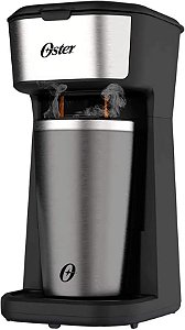 Cafeteira Oster 2Day Inox 2 em 1 com Copo Térmico OCAF200-127 110V
