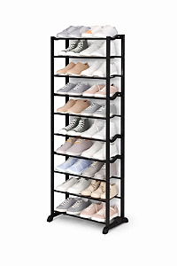 PRATELEIRA SAPATEIRA VERTICAL MULTMAXX PRETA MTX134