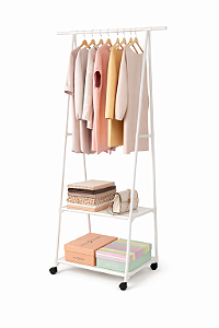 SUPORTE PARA ROUPA E UTENSILIO MULTMAXX BRANCO MTX130