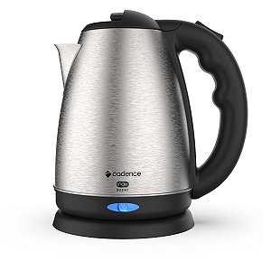Chaleira Elétrica 1,8L Cadence Inox Super Desligamento Automatico 1800W CEL821-220 220v