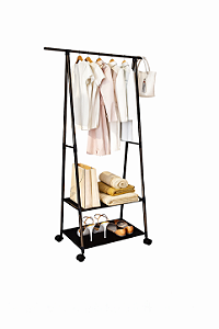 SUPORTE PARA ROUPAS E UTENSILIOS MULTMAXX PRETO MTX130