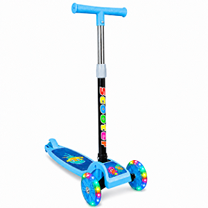 PATINETE INFANTIL RODINHAS LED MULTMAXX AZUL MTX143