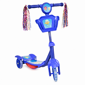 PATINETE INFANTIL MUSICAL COM CESTINHA MULTMAXX AZUL MTX141