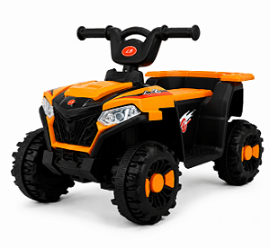 QUADRICICLO ELETRICO INFANTIL LARANJA MULTMAXX MTX172