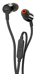 Fone de Ouvido JBL Auricular Microfone T210 Preto