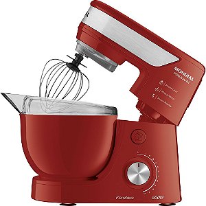 Batedeira Planetária Mondial Premium BP-01P-R Vermelha 110v