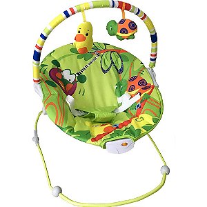 Cadeira Vibratoria Poly Verde Insetos Baby Style