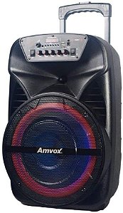 Caixa de Som Bluetooth Amplificada Amvox Aca 280 Black 280w