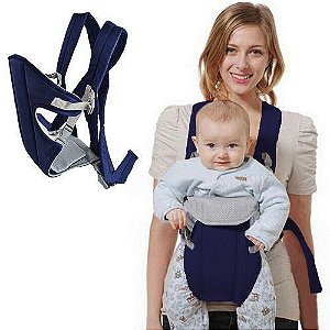 Canguru Carrega Bebê Importway IWPB01 Azul