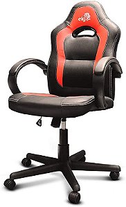 Cadeira Gamer Racing Encosto Reclinável CH03RD Vermelho/Preto ELG