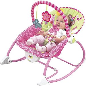 Cadeira de Repouso Vibratoria Princesas Rosa Baby Style