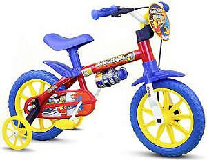 Bicicleta Infantil Aro 12 Fire Man 10 Nathor