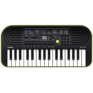 Teclado Musical Casio Infantil Digital Verde SA-46AH2
