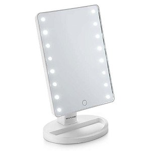 Espelho de Mesa LED Multilaser HC174 Pilha Branco
