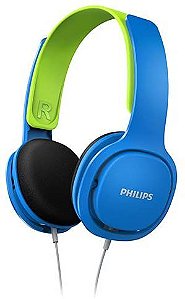 Fone de Ouvido Philips SHK2000BL/00 Azul e Verde