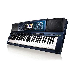 TECLADO MUSICAL CASIO ARRANJADOR DIGITAL AZUL MZ-X500K2-BR