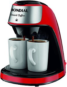 Cafeteira Elétrica Mondial Smart Coffee C-42 Vermelha 110v