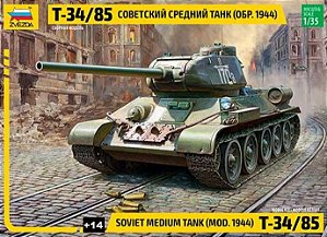 Zvezda - t34/85 "1944" - 1/35