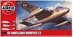 Airfix - De Havilland Vampire F.3 - 1/48