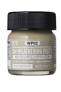 Gunze - Mr. Weathering Paste 02 - Mud White 40ml