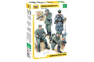 Zvezda - German Halftrack Crew - 1/35