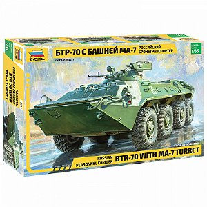 Zvezda - BTR-70 with MA-7 Turret Russian Armoured Personal Carrier - 1/35