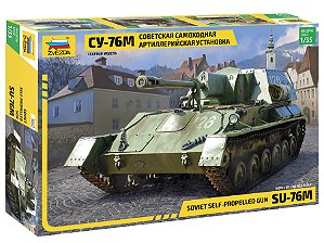 Zvezda - Soviet self-propelled gun SU-76M - 1/35