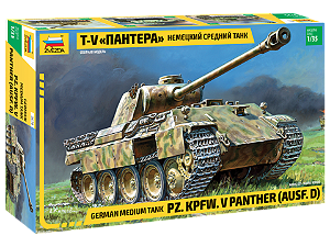 Zvezda - German medium tank Panther Ausf.D - 1/35