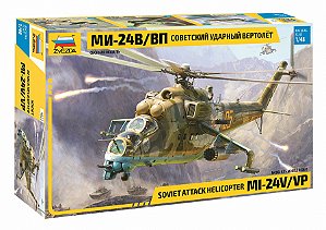 Zvezda - Soviet attack helicopter MI-24 - 1/48