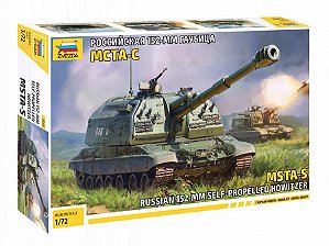 Zvezda - Russian 152-mm self-propelled howitzer MSTA-S - 1/72