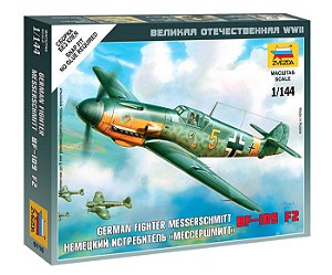 Zvezda - German Fighter "Messershmitt" BF-109 F2 - 1/144