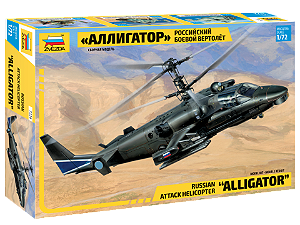 Zvezda - Russian attack helicopter "Alligator" - 1/72