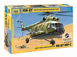 Zvezda - Soviet multi-role helicopter MI-8T HIP-C - 1/72