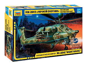 Zvezda - Russian attack helicopter MI-28NE "Night havoc" - 1/72