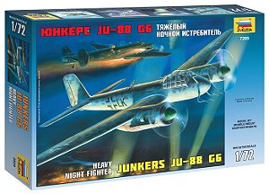 Zvezda - Heavy night fighter Junkers Ju-88 G6 - 1/72