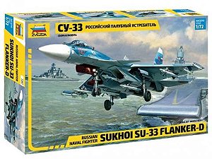 Zvezda - Russian naval fighter Sukhoi Su-33 Flanker-D - 1/72