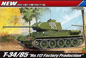 Academy - T-34/85 "Nº 112 Factory Production" - 1/35