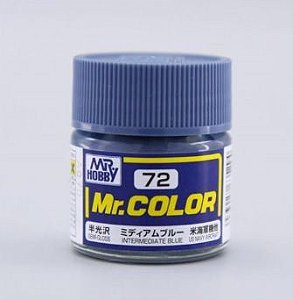 Gunze - Mr.Color 072 - Intermediate Blue (Semi-Gloss)