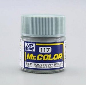 Gunze - Mr.Color 117 - RLM76 Light Blue (Semi-Gloss)