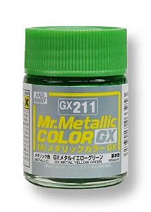 Gunze - Mr.Metallic Color GX211 - Yellow Green (Metallic)