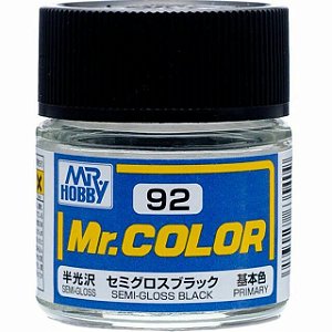 Gunze - Mr.Color 092 - Semi-Gloss Black