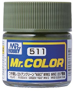 Gunze - Mr.Color 511 - RUSSIAN GREEN "4BO"  (Flat)