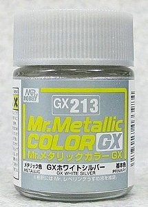 Gunze - Mr.Metallic Color GX213 - White Silver (Metallic)